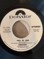 Crackin' - Fall In Line / US-Promo 1975 - Very nice Copy