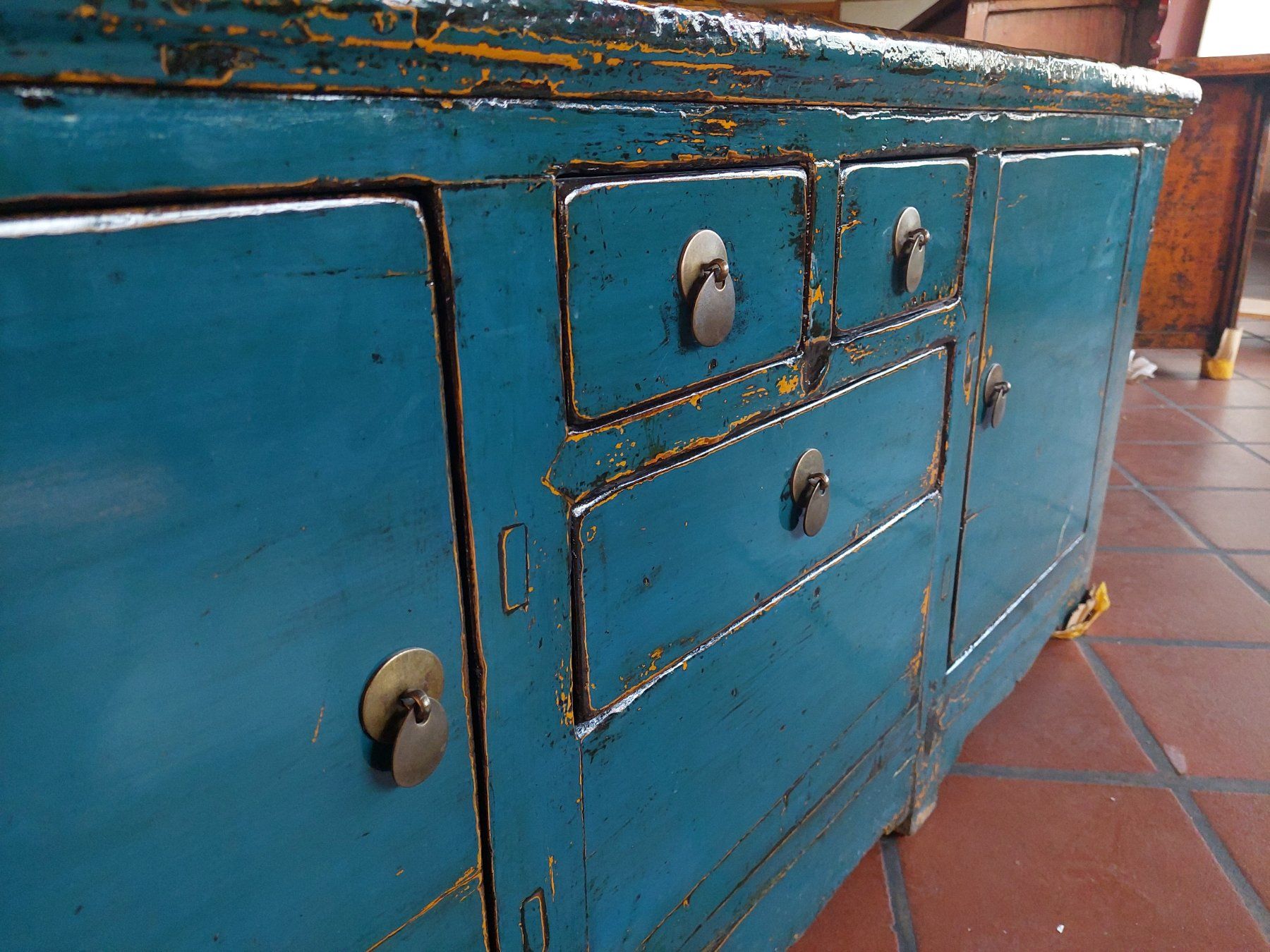 Cassettiere: Sideboard blau Vintage – Nuovo (secondo la descrizione) da Cham venduto da mjg1901 4
