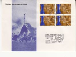 Sonderstempel A. 1093 Sechseläuten 1968