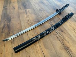 Samurai Katana Schwert Tanto SCHWARZ 99cm NEU