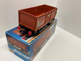 Playmobil 4110 Güterwagen, Bespielt mit Verpackung