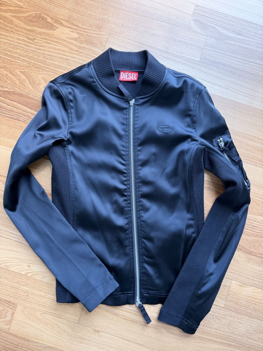 Diesel Giacche: Diesel Bomber Jacke, Schwarz, Grösse 40 IT – Nuovo (secondo la descrizione) da Adligenswil venduto da mypremium-shop