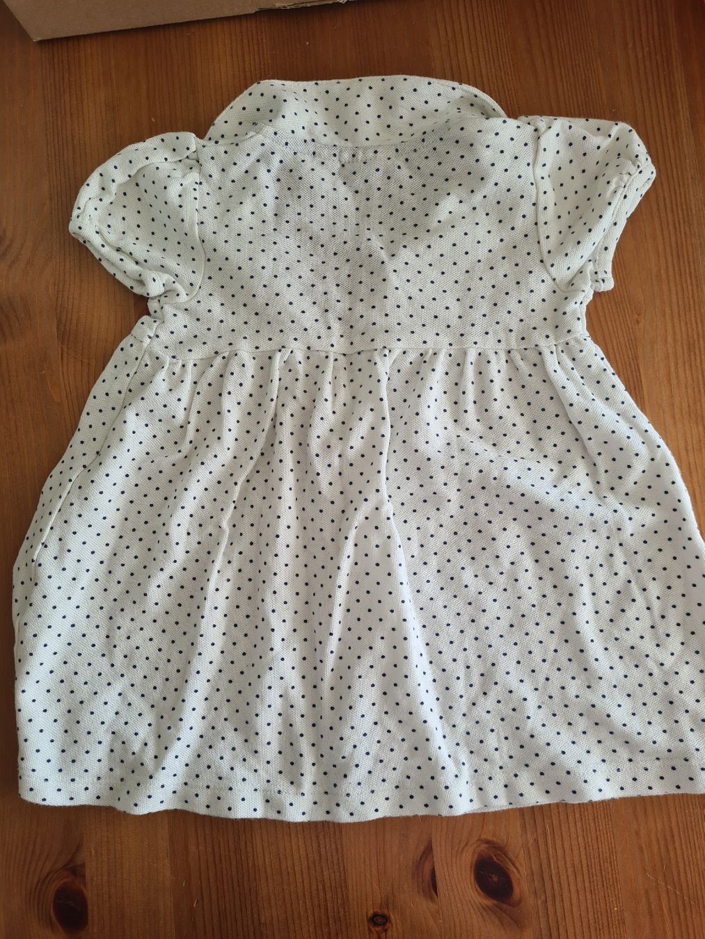 Manor Vestiti & Gonne: Kleid weiss Punkte Grösse 68/6M – Usato da Horw venduto da Mirii91 3