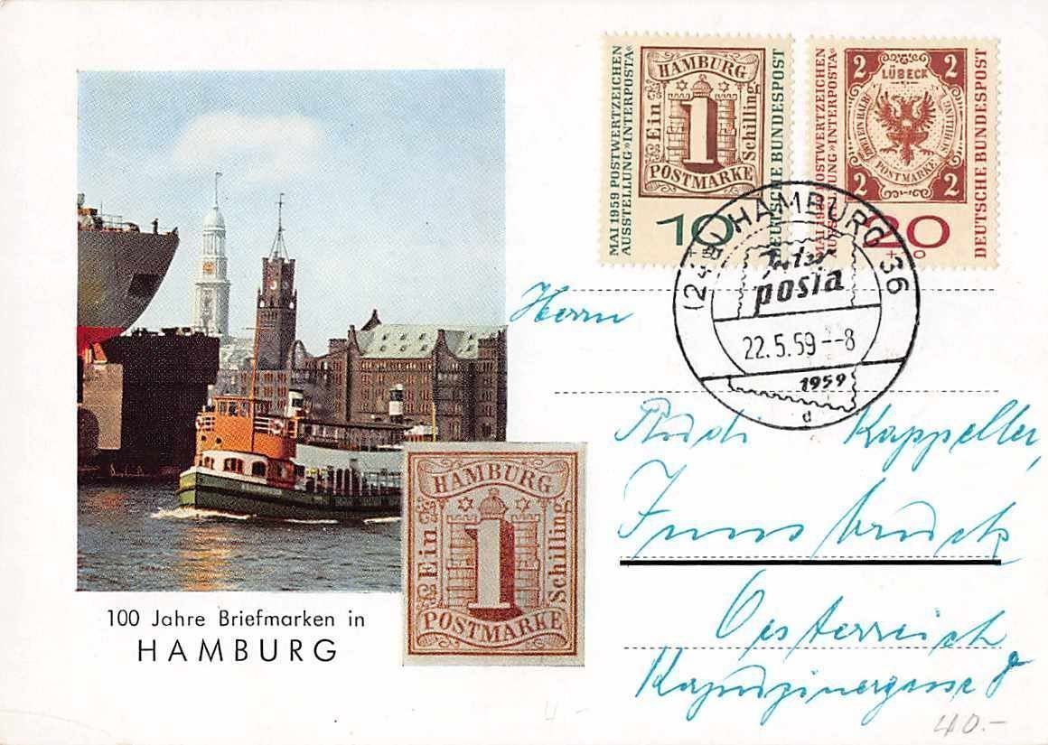 Tutti i francobolli: 100 Jahre HAMBURGER Briefmarken - toll – Usato da Winterthur venduto da SchatzchischtliWinti