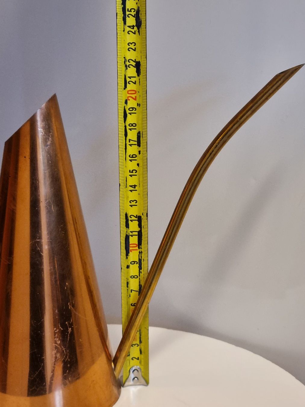 Annaffiatura & Irrigazione: Mid Century Giesskanne Kupfer Messing Holzgriff – Usato da Scharnachtal venduto da devin03 3