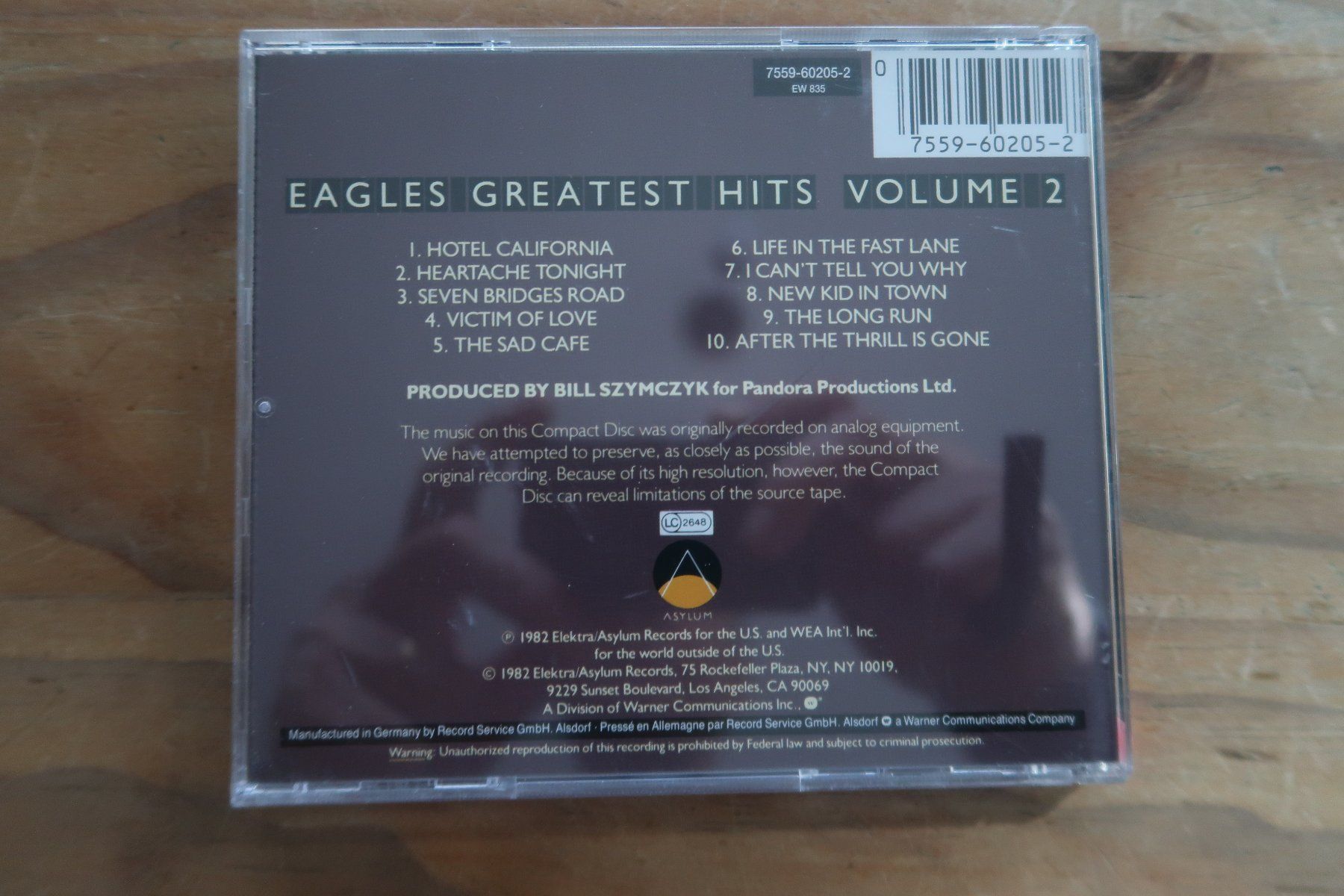 CDs: THE EAGLES - GREATEST HITS VOLUME 2 - CD – Gebraucht aus Basel von Patiscat 1