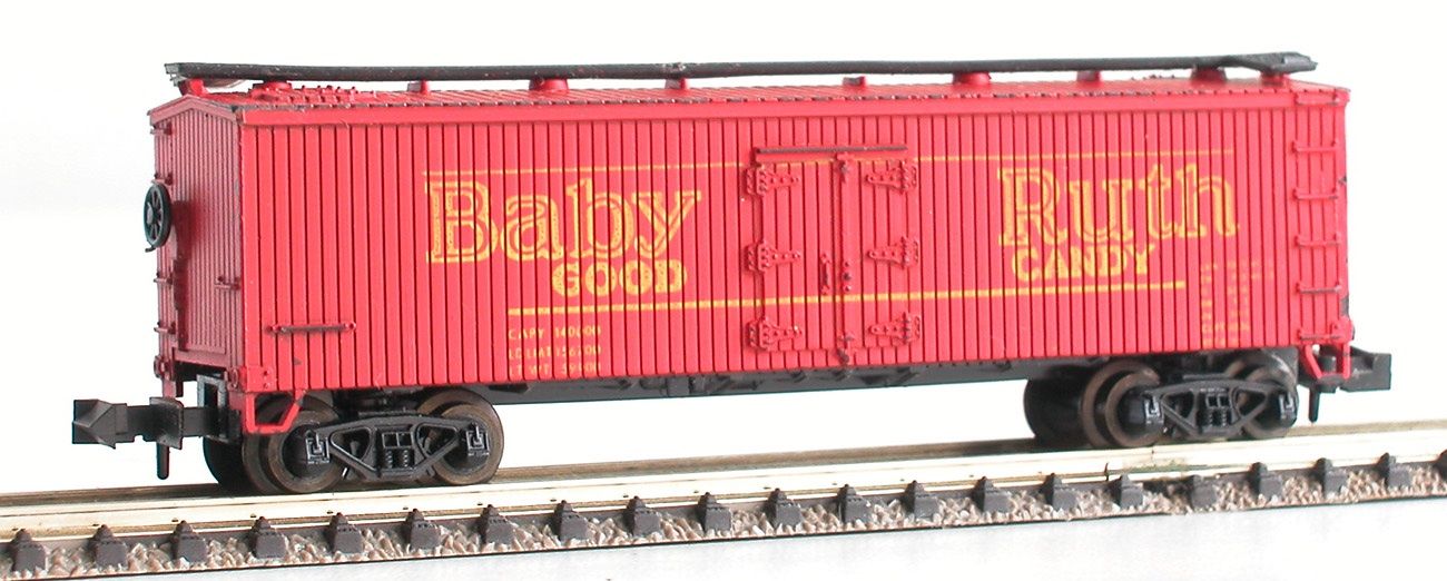 Trix Modellini di ferrovie: Trix US Box Car Baby Ruth Spur N – Usato da Oberwil BL venduto da Klang