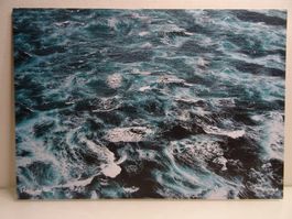 Raz de Sein Postkarte Fischerboot stürmische See Bretagne...