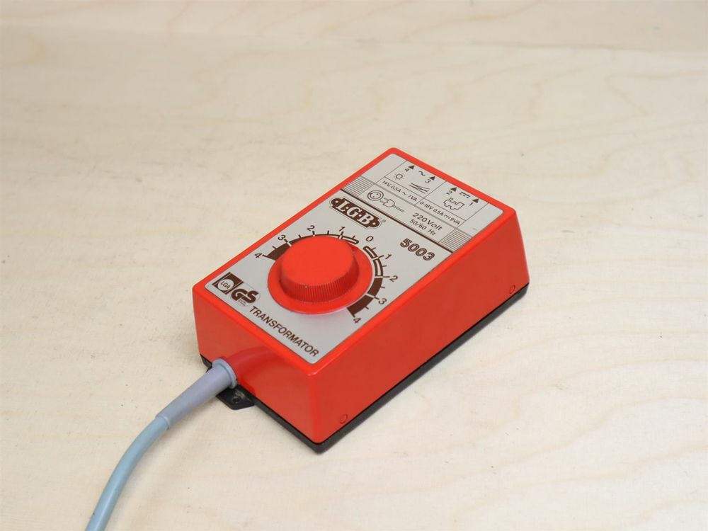 Trasformatore LGB Lehmann 5003 (art.A) – Rosso, Analogico, Scala G 1:22.5, Usato - Foto 2