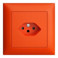 UP Steckdose EDIZIOdue T13 orange, Feller
