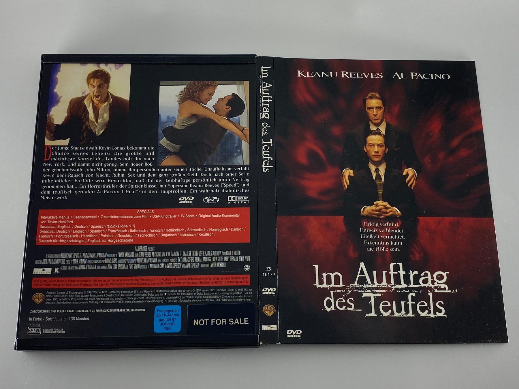 Tutti i DVDs: DVD - Im Auftrag des Teufels – Usato da Langwiesen venduto da Restposten-24