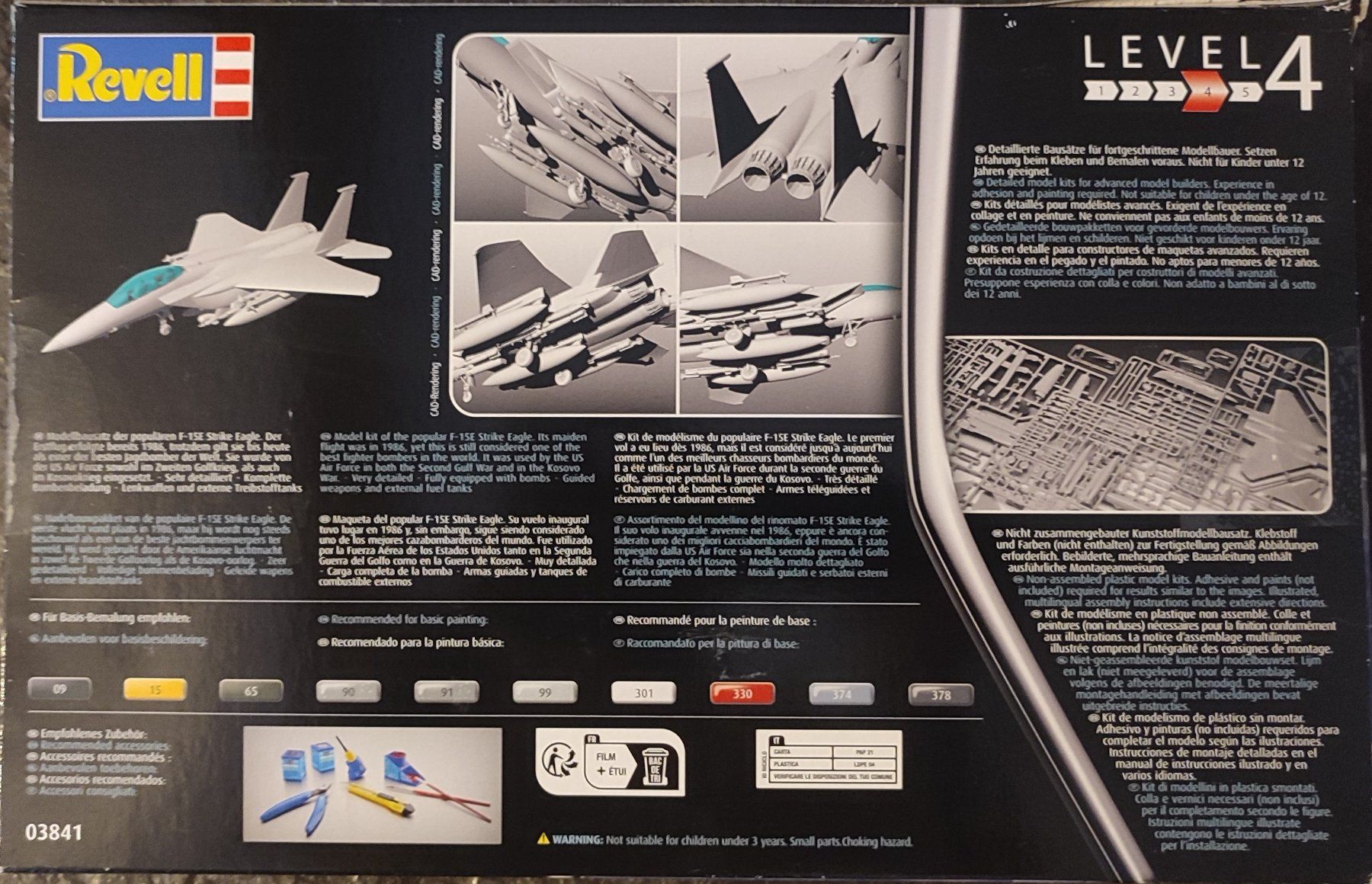 Revell Modellbausätze & Standmodelle: Modellbausatz Revell F-15e Strike Eagle – Neu und originalverpackt aus Arbon von  1