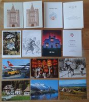 CH: 54 Belege der Post (Karten usw.) inkl. Nominale 16.80
