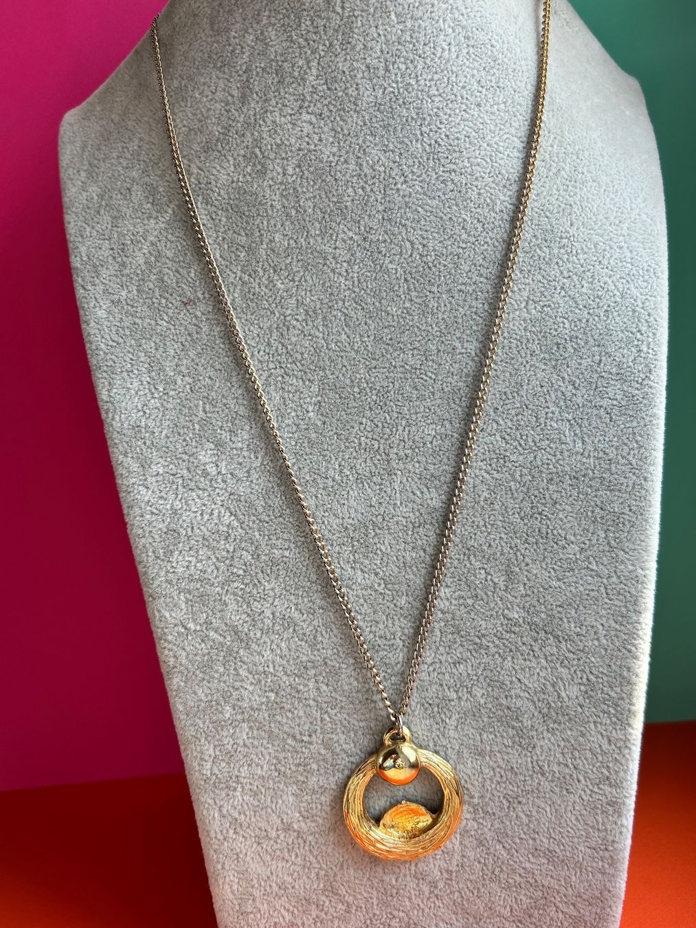 Ketten: Kette goldener Ring (Modeschmuck) – Gebraucht aus Laufen von Bellebellezza