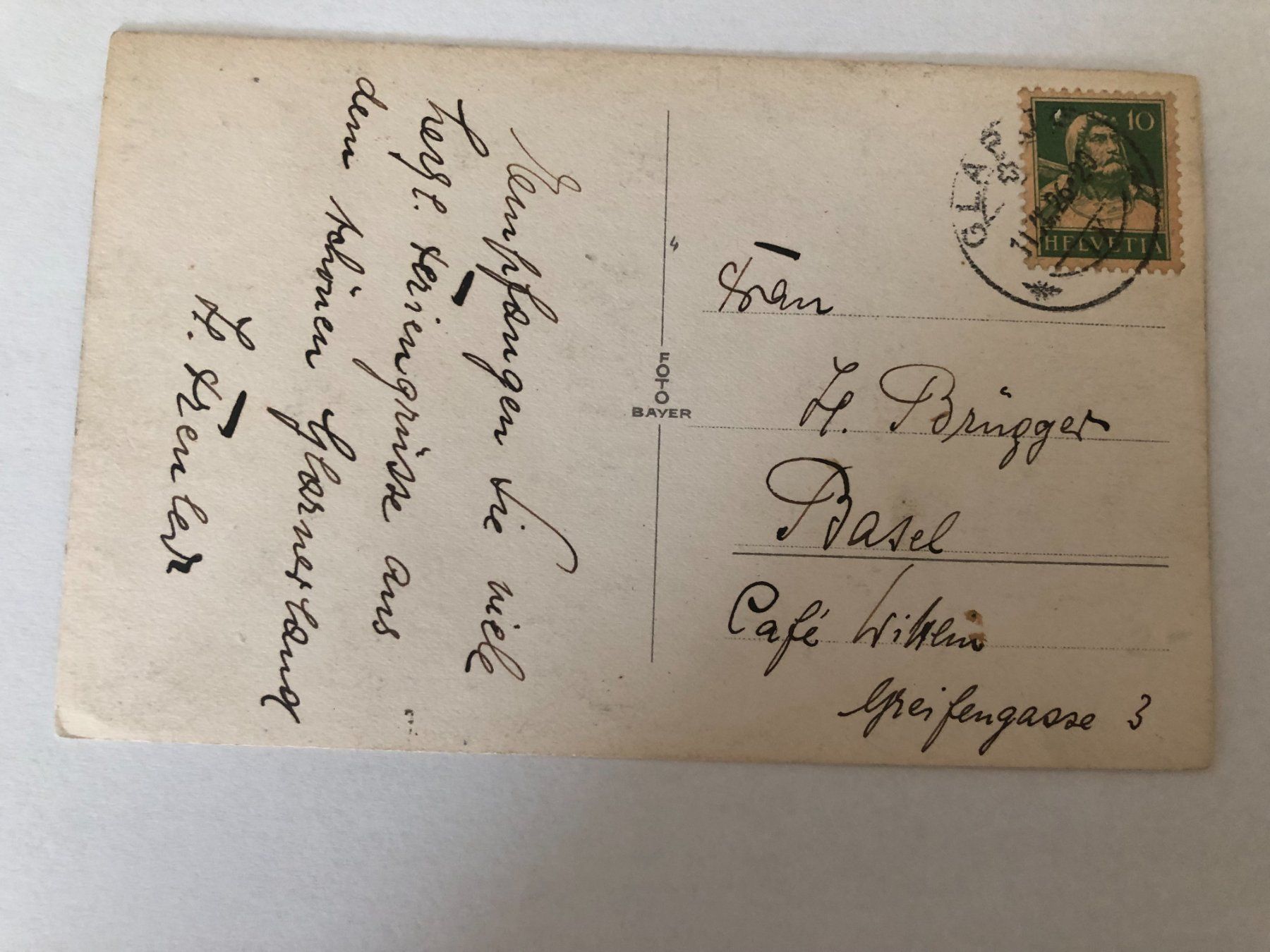 Cartoline postali: Ansichtskarte Glarus mit Glärnisch alt Fotokarte – Usato da Pfäffikon ZH venduto da Waltoversand 1