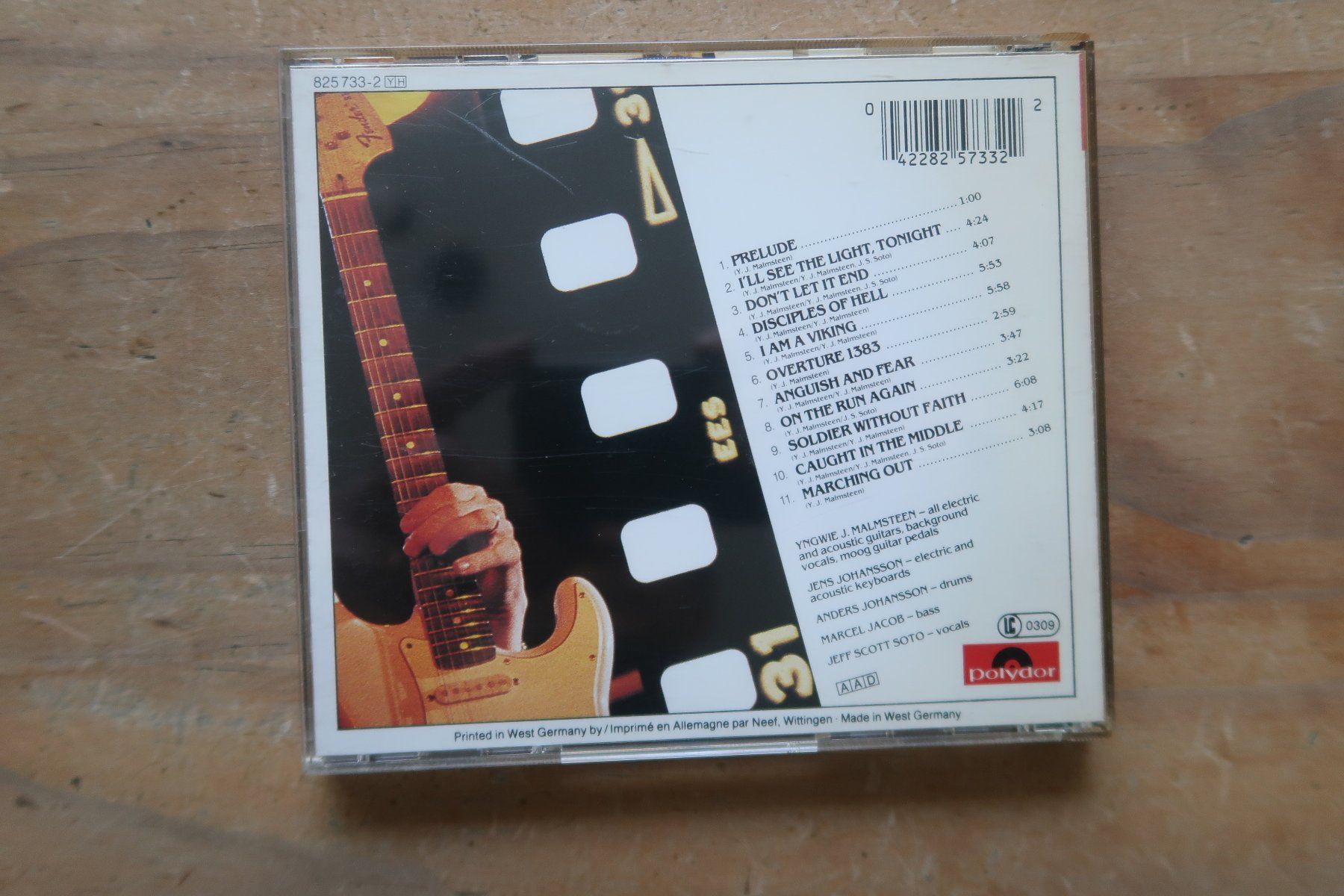 CD: YNGWIE MALMSTEEN - MARCHING OUT - CD – Usato da Basel venduto da Patiscat 1