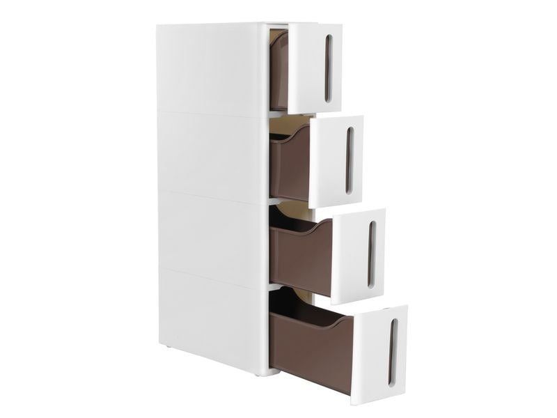 Cassettiere: Kommode mit 4 Schubladen, Weiss – Nuovo (secondo la descrizione) da Solothurn venduto da shiinnee 1