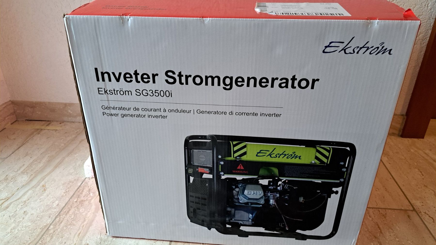 Generatori di corrente: Ekström Stromgenerator SG3500i - Neu & OVP – Nuovo e nell'imballaggio originale da Mümliswil venduto da Eichhoernli64
