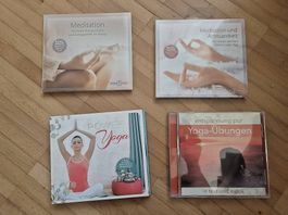 4 Yoga- und Meditations-CD's, OVP
