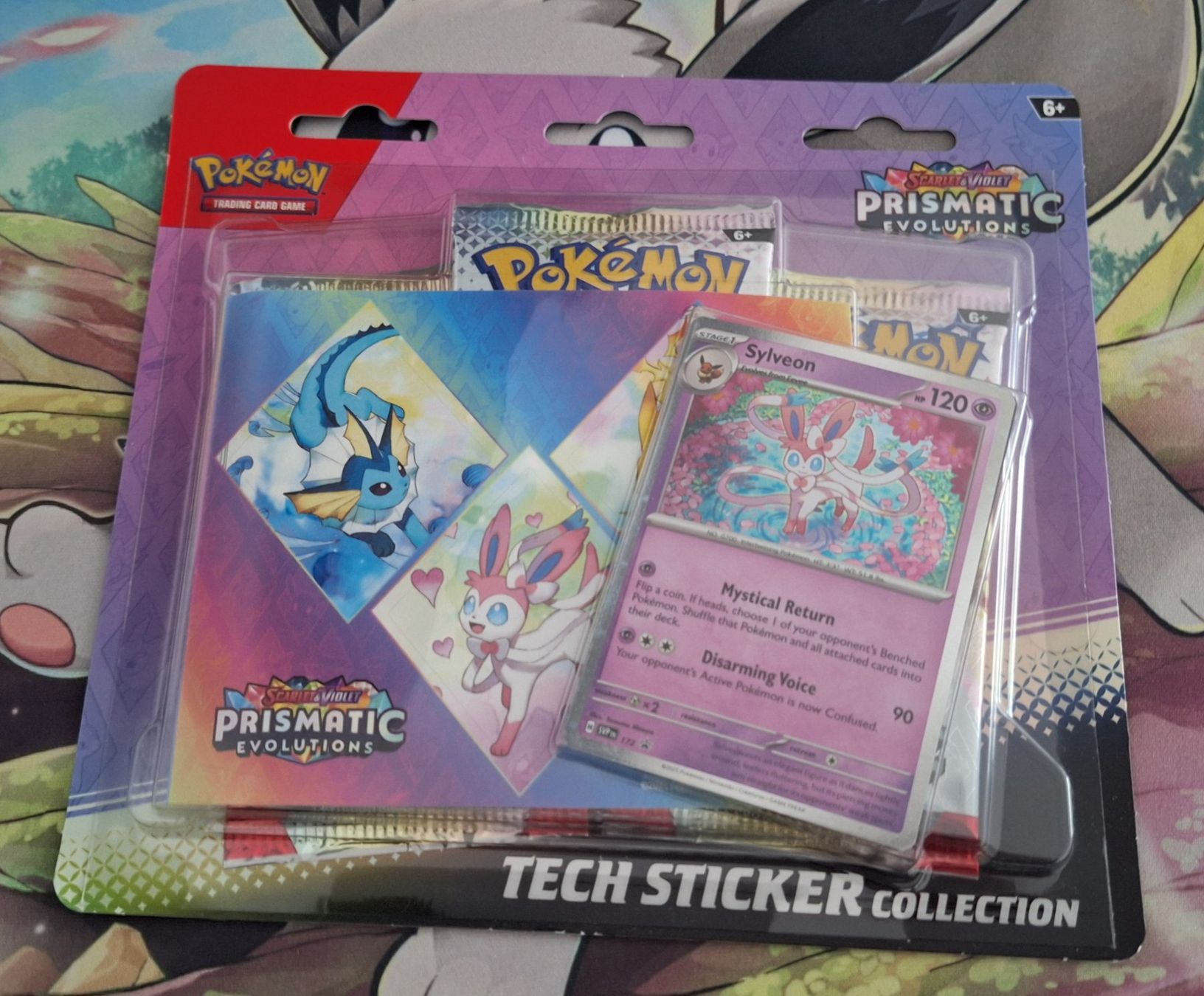 Pokémon Carte collezionabili: Pokémon Prismatic Evolutions Tech Sticker Sylveon Sealed – Nuovo (secondo la descrizione) da Naters venduto da poketrade11