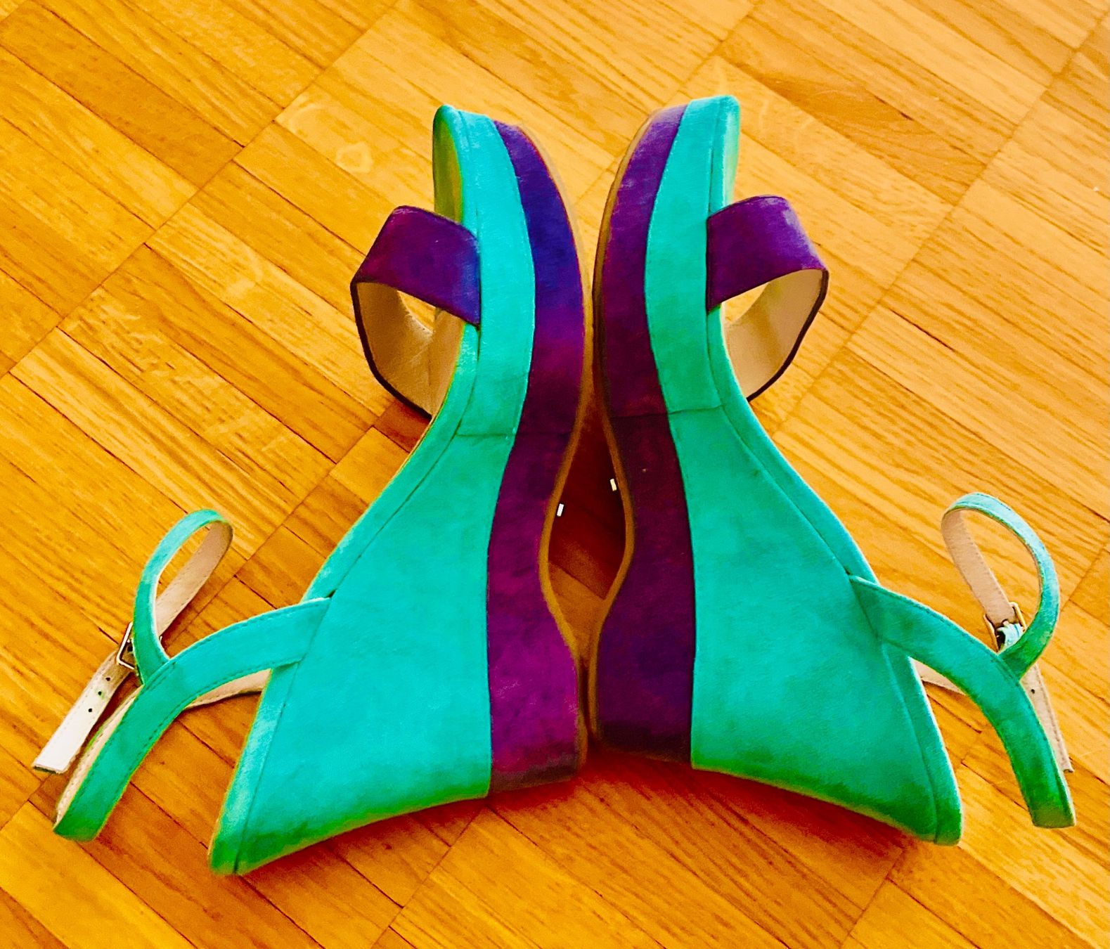 Belmondo Damenschuhe: Plateausandalen von Belmondo. – Neu (gemäss Beschreibung) aus Zurich von MX1000 2