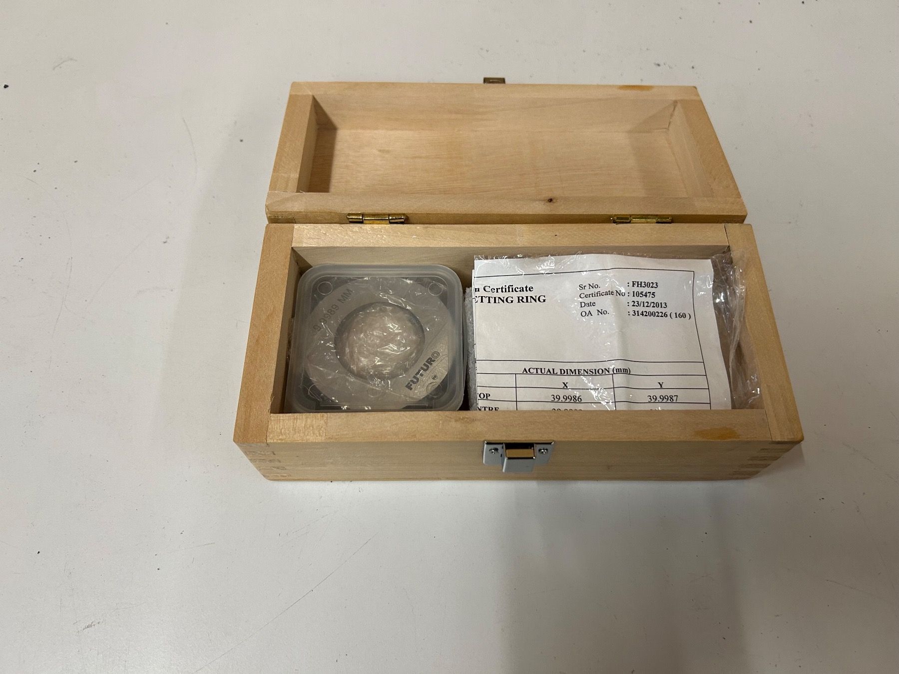 Misurare: 40mm Lochmass FUTURO Master Setting Ring – Nuovo e nell'imballaggio originale da Schupfart venduto da philippb06 4