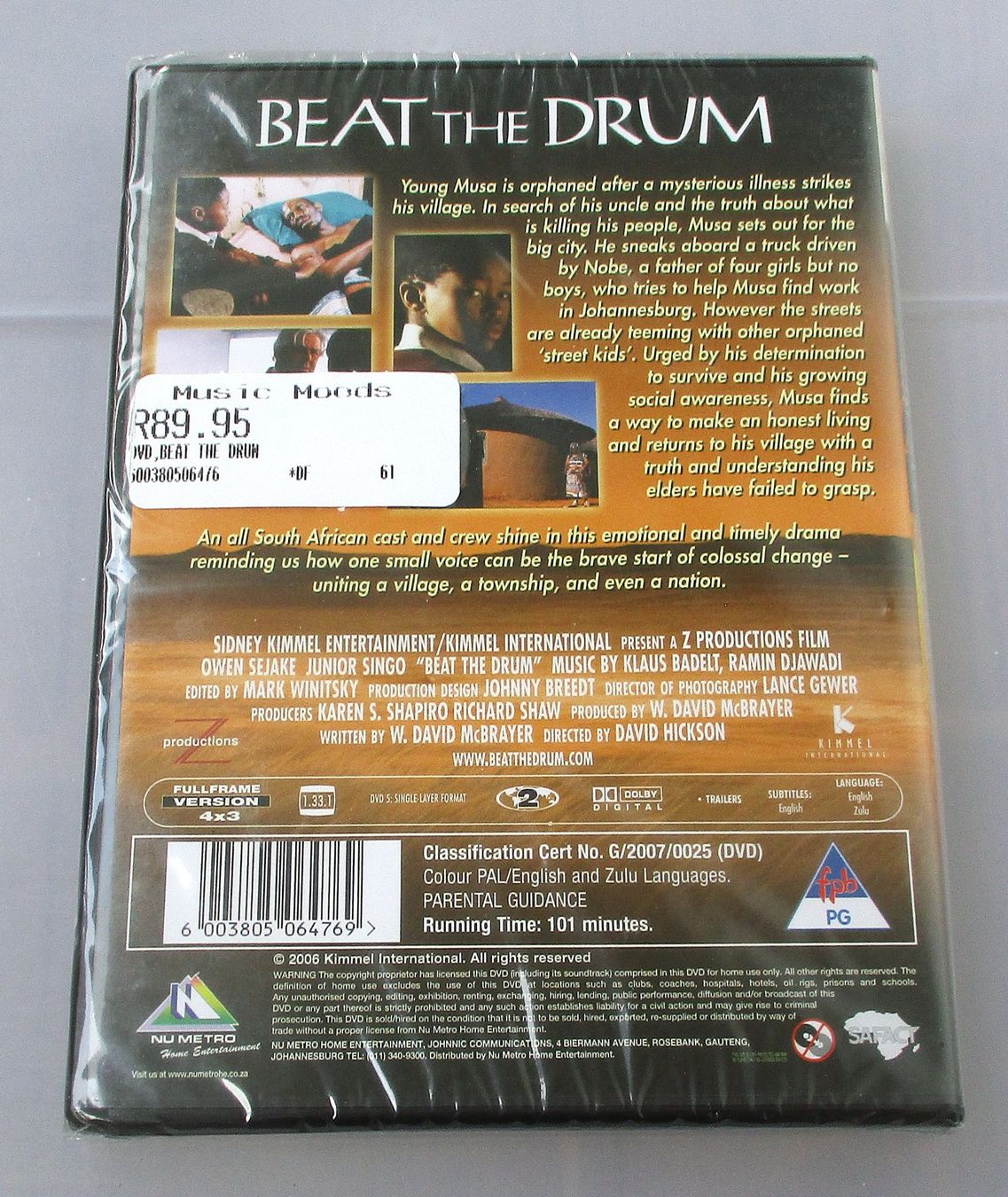 Tutti i DVDs: BEAT THE DRUM - David Hickson NEU/OVP – Nuovo e nell'imballaggio originale da Wattwil venduto da Muriel10 1