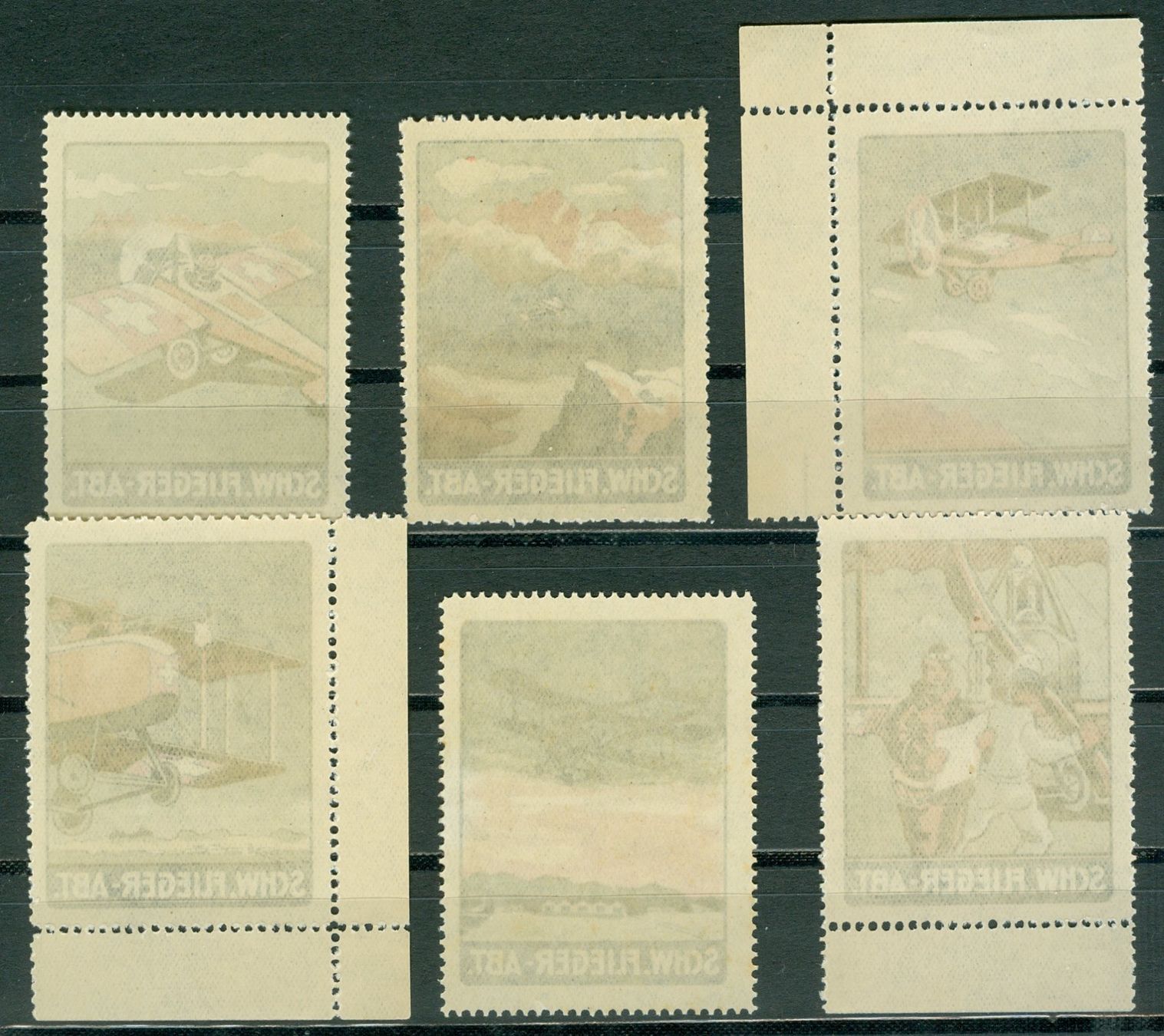 Tutti i francobolli: 1917 Schweiz Flugpost / SM 1 WK – Usato da Zürich venduto da yago-rot 1