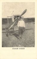 Langenbruck Bern Locarno (BL) Oskar Bider mit Flugzeug