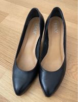 Damenschuhe MAX Leder schwarz Grösse 38 neuwertig