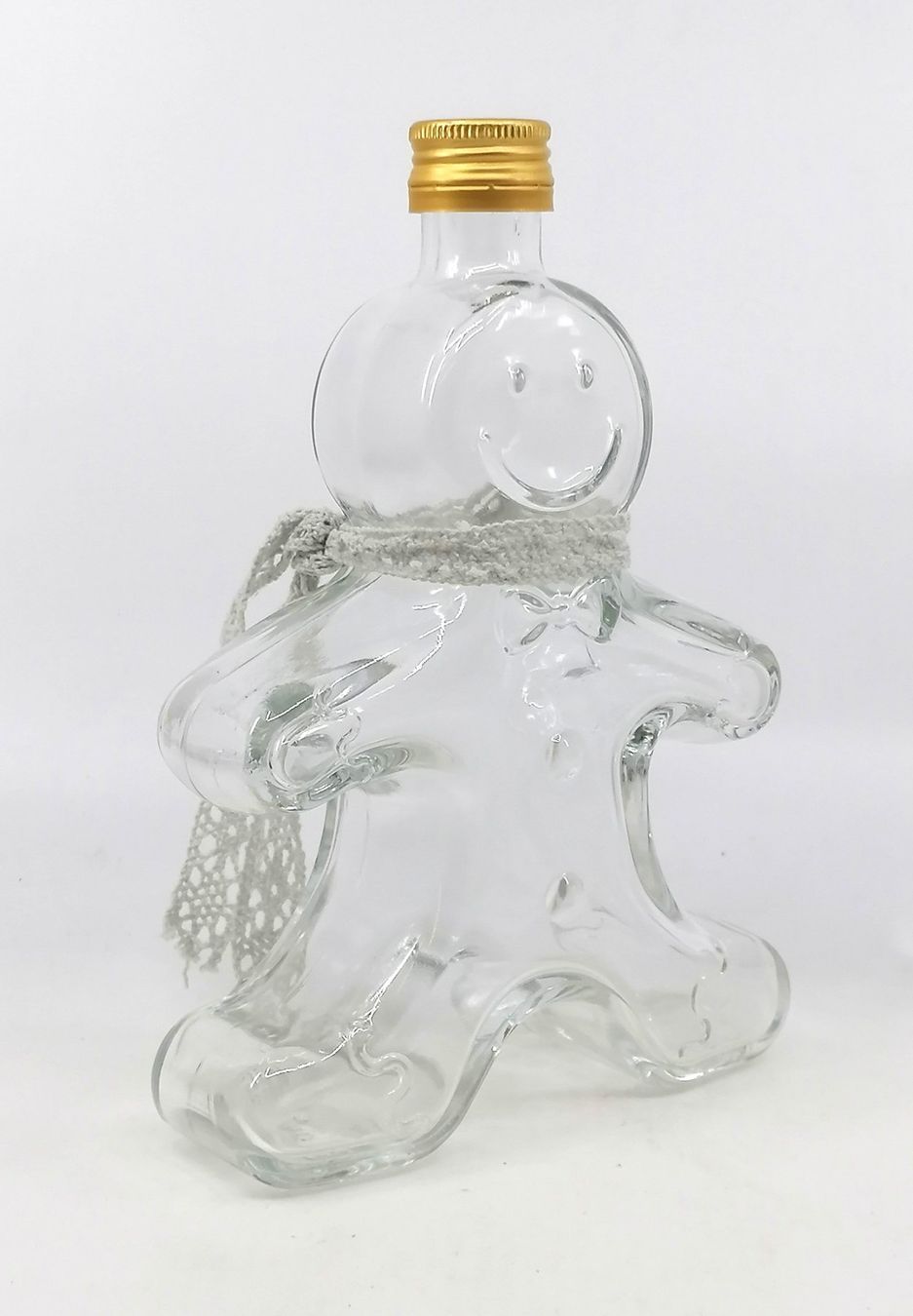 Altro: Glas Flasche Design Männchen 250ml leer – Usato da Reinach BL venduto da fliegenrolli 4