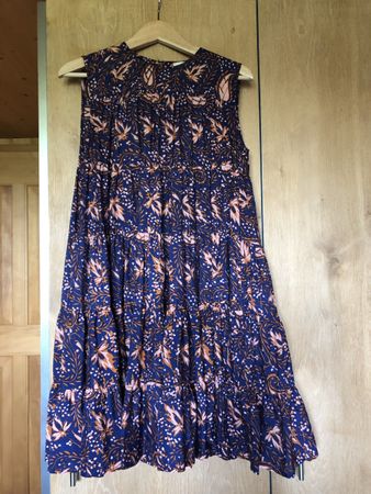 Seidenkleid Gr 38 (ital 42) von Attic&Barn (wie U. Johnson)