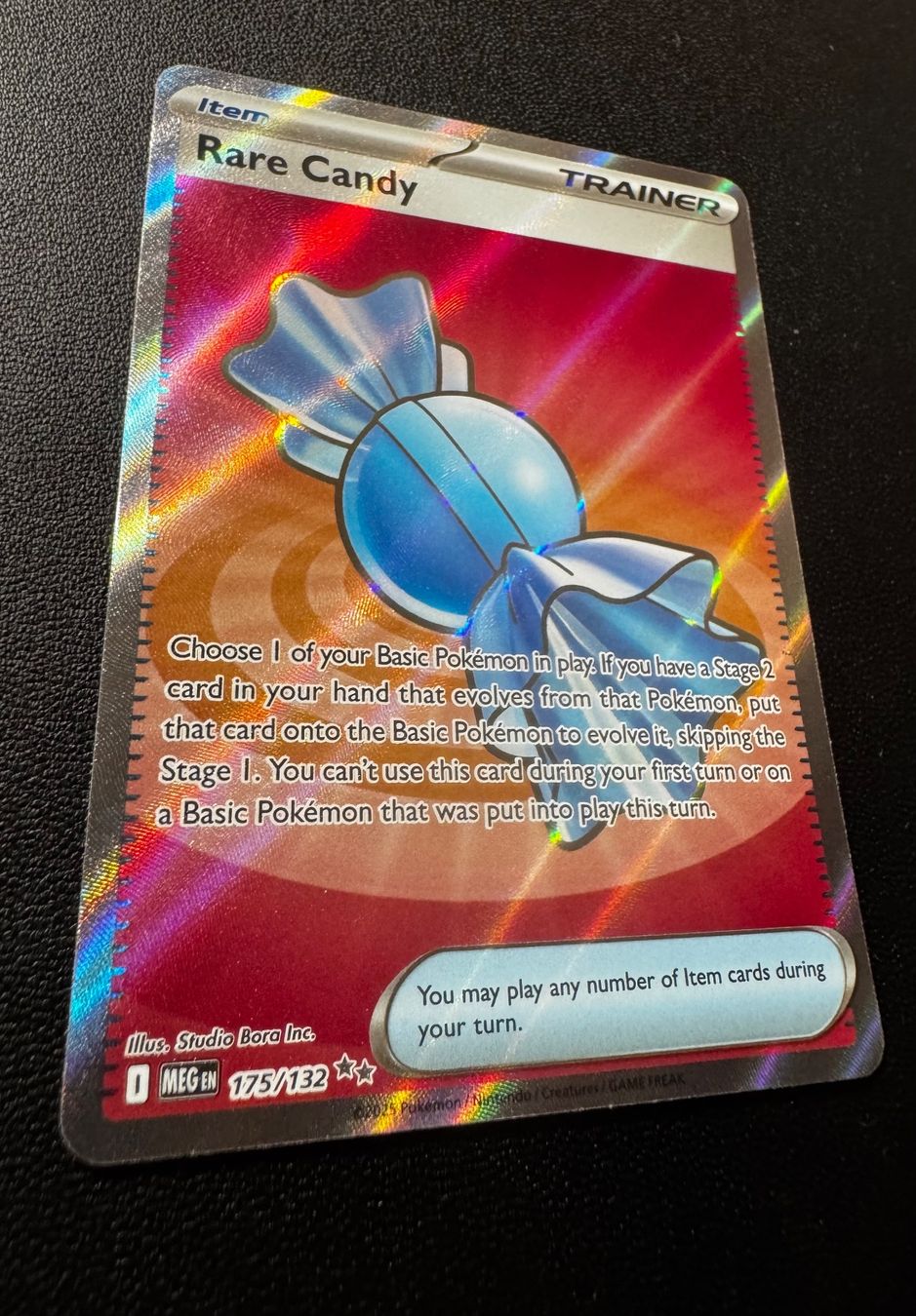Pokémon Carte collezionabili: Pokemon Rare Candy MEG EN 175/132 – Usato da Eschen venduto da SenseiS3 1