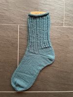 SOCKEN - WOLLSOCKEN - SCHWARZ MIT FARB-GLITTER  GR 38/39