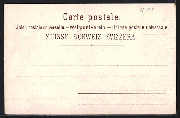 Cartoline postali: Litho Rigi, Hotel aus der Vogelschau, Ei – Usato da Berlin venduto da bartko-reher 1