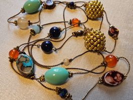 Vintage feine exclusive Halskette Collier 60er Jahre