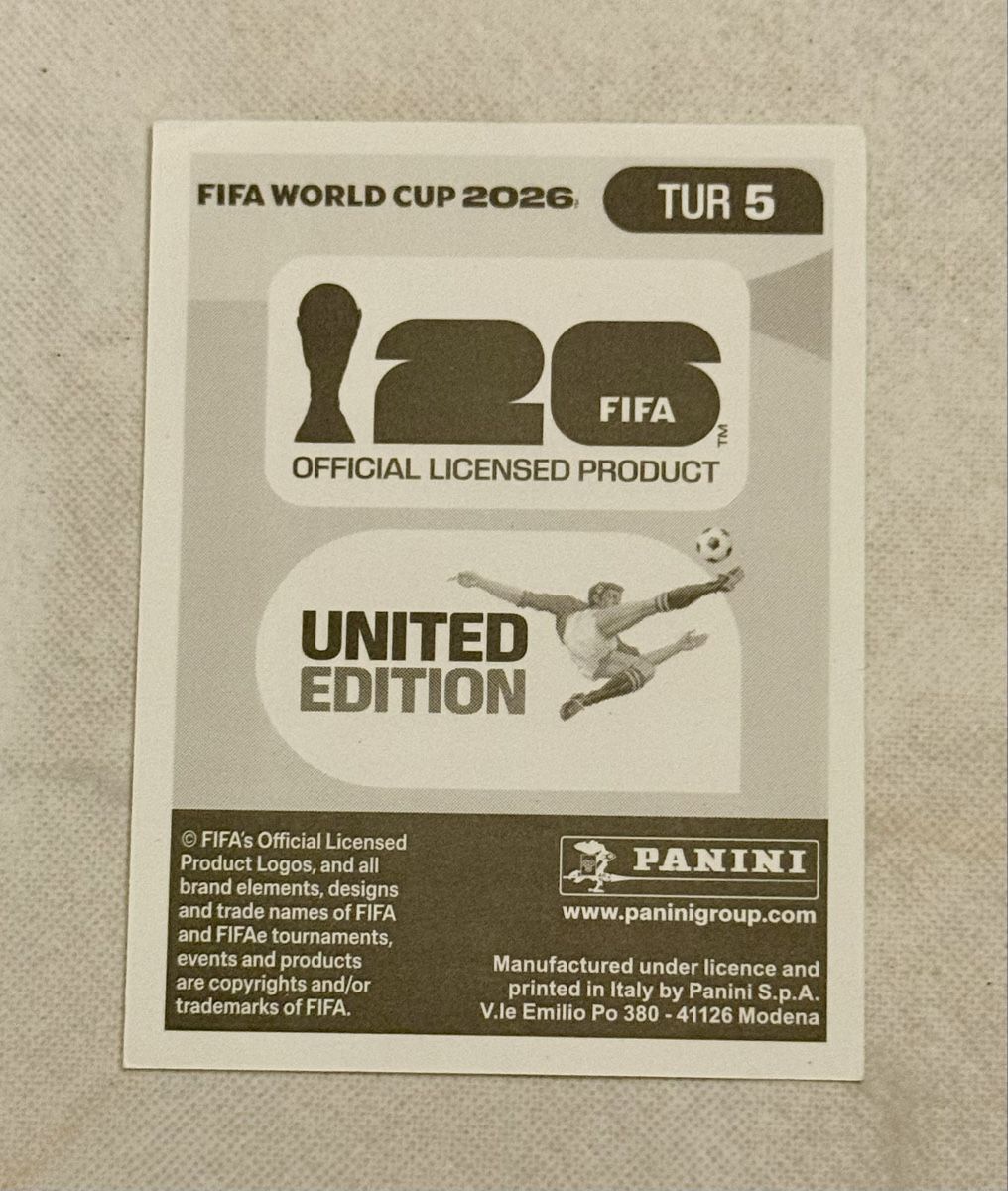 Panini Sammelbilder & Trading cards: Panini WM 2026!!! TUR 5 – Neu (gemäss Beschreibung) aus Oberentfelden von NunoLouro 1
