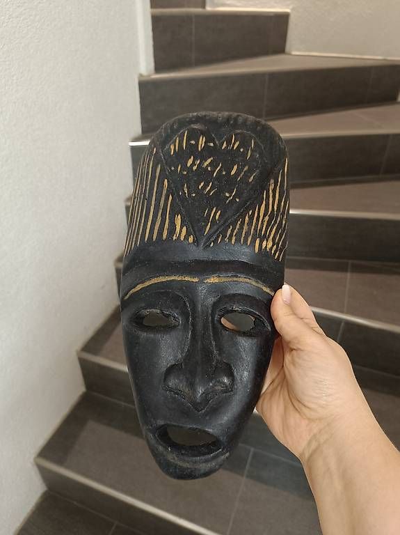 Sculture & Statue: Geschnitzte Holz Maske – Usato da Muri AG venduto da Puschelknuffel