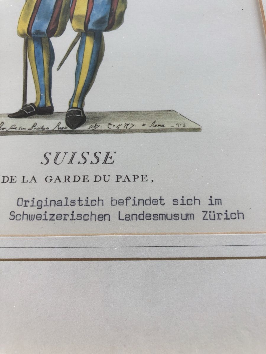 Incisioni: handkolorierte Stiche  4 Stück – Usato da Laufen venduto da woody9 6