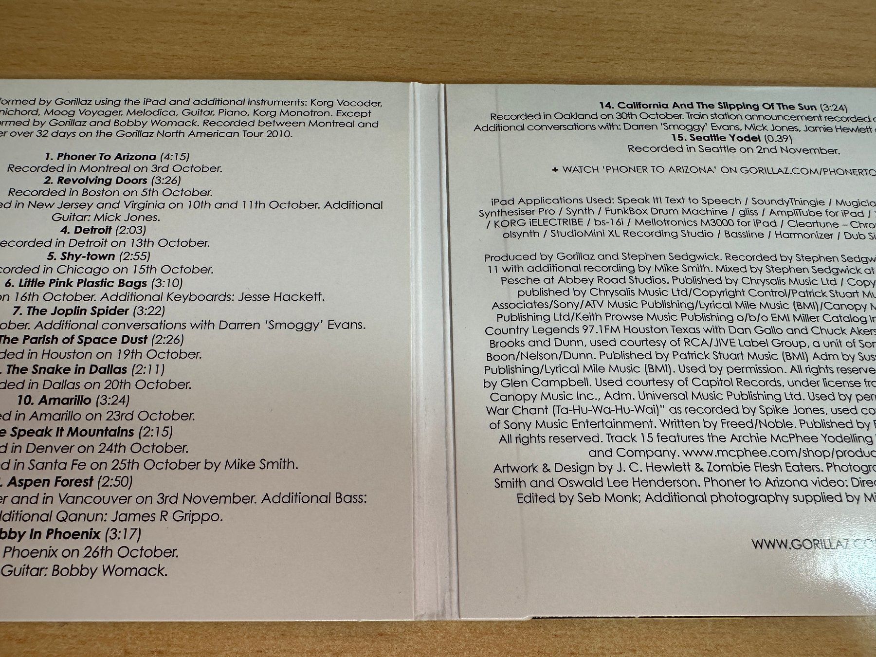 CD: K9 Gorillaz – The Fall – Usato da Rikon im Tösstal venduto da Alpenmutz 2