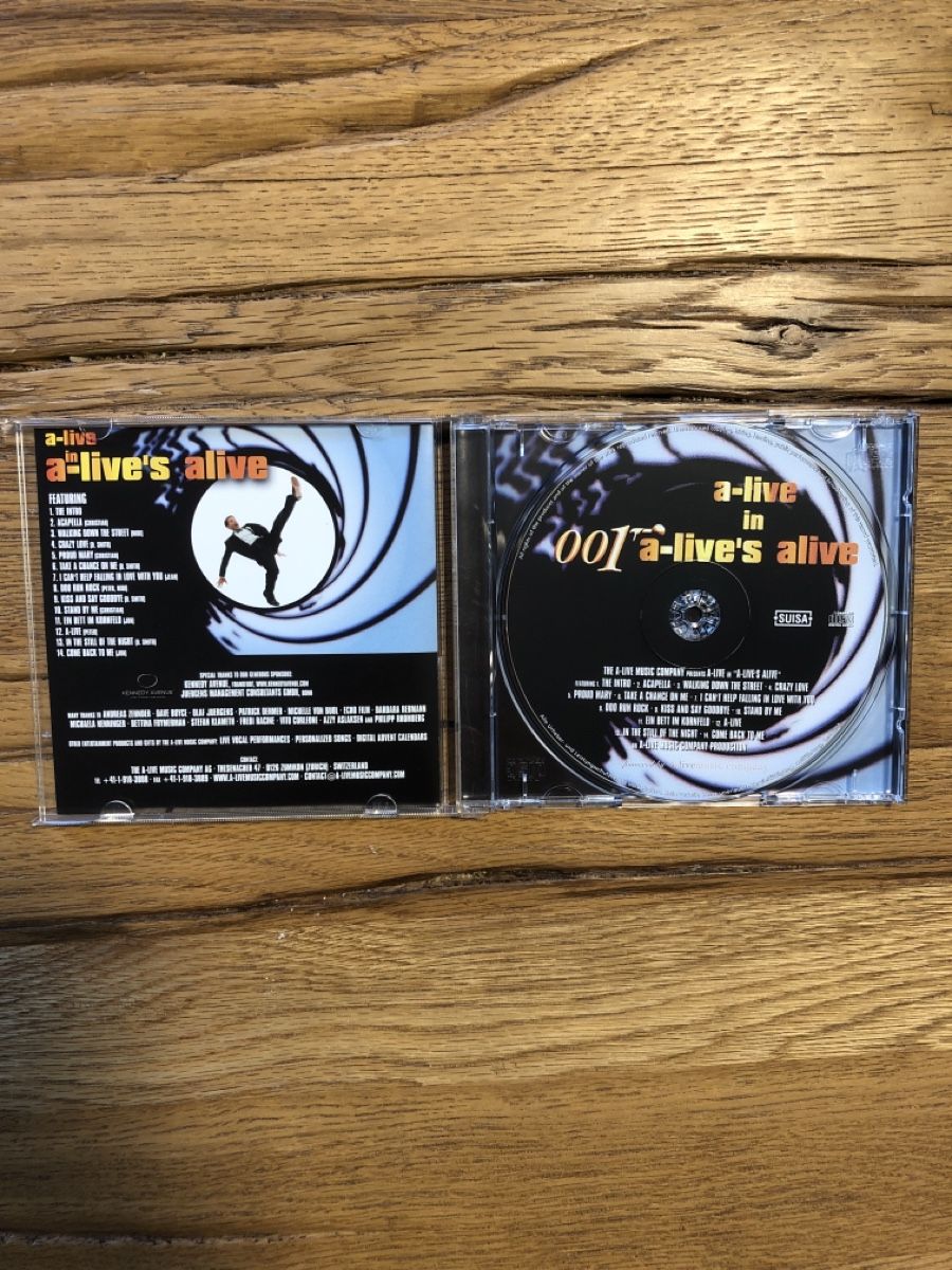 CD: a-live - a-live in a-live‘s alive – Usato da Embrach venduto da rocky84 1