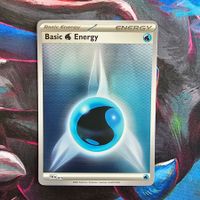 Pokemon Water Energy Holo SVE EN 019