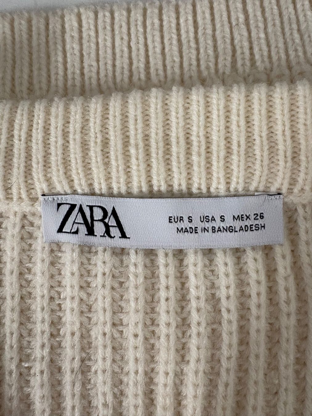 Zara Maglioni & Felpe: Zara cropped Strickpullover creme Gr. S mit Wolle – Nuovo (secondo la descrizione) da Regensdorf venduto da secondchancefashion 3