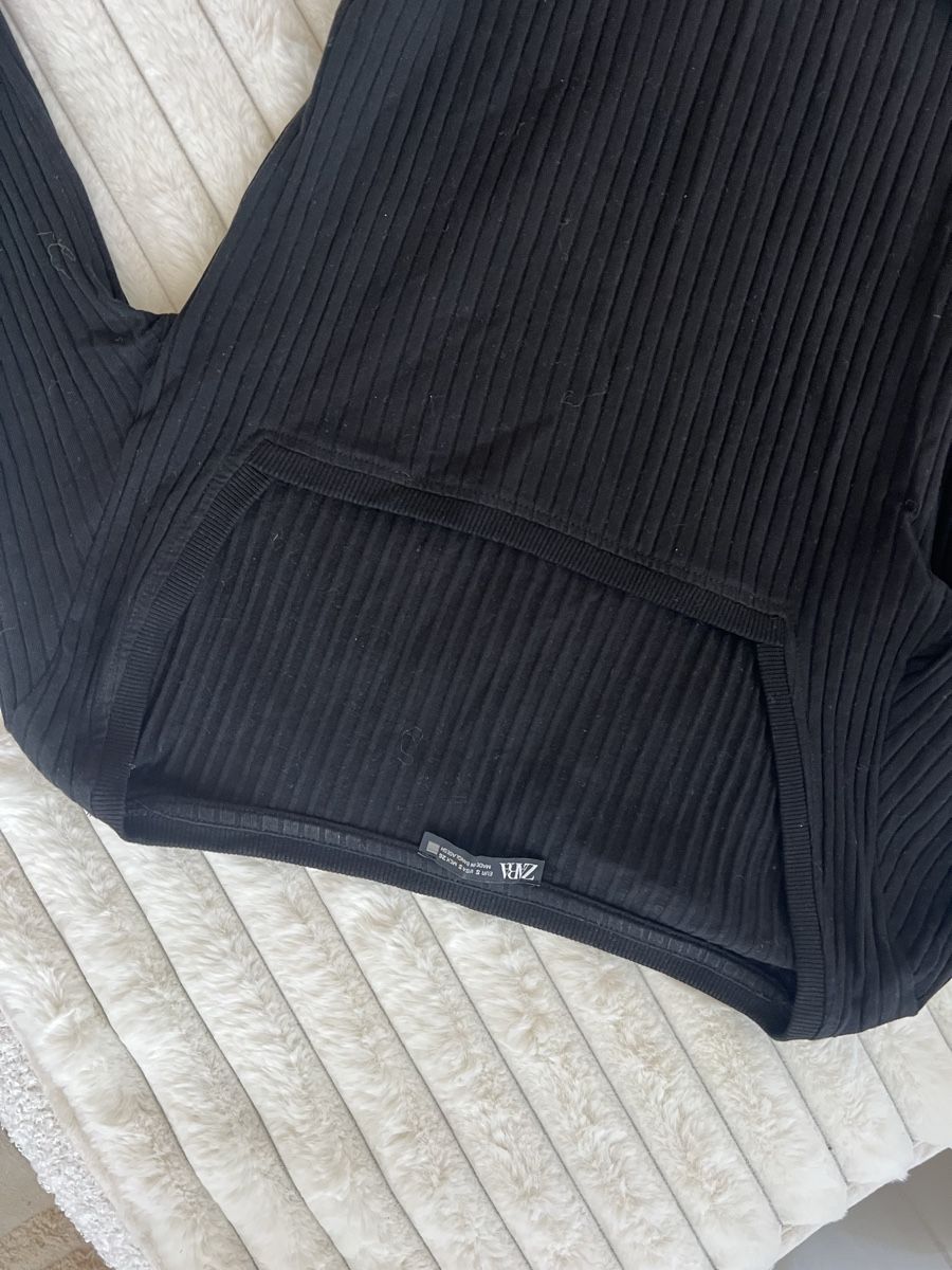Zara Pullover & Sweatshirts: ZARA RIPPSTRICK PULLOVER SCHWARZ GR S – Gebraucht aus Basel von theo-g77 1