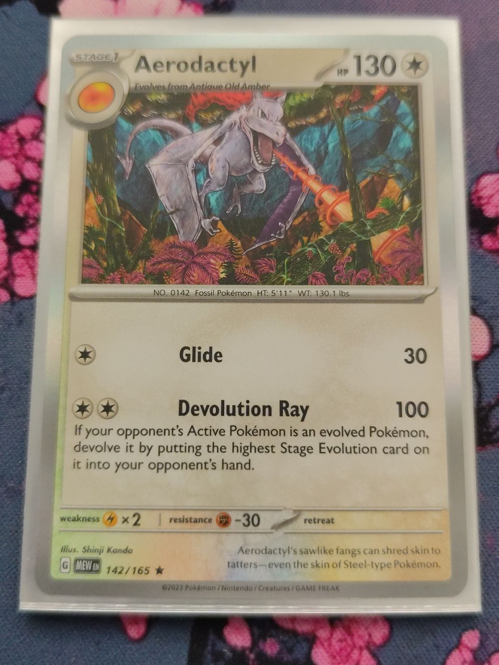 Pokémon Carte collezionabili: Pokemon Aerodactyl von 151 Set EN – Nuovo (secondo la descrizione) da Schlossrued venduto da LAP2012