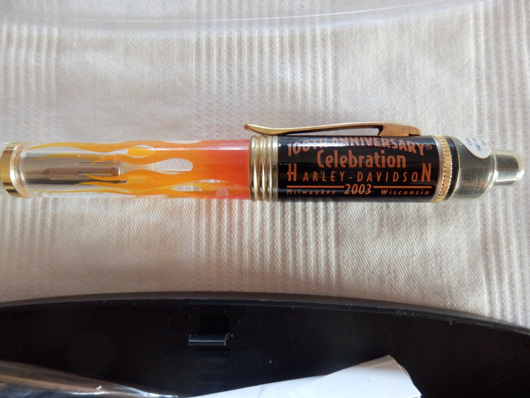 Stylo Bille Publicitaire Harley-Davidson - Objet De Collection Occasion, Origine France