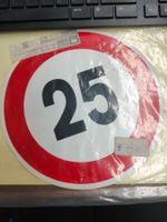Geschwindigkeitskleber 25 km/h Zur Signalisierung