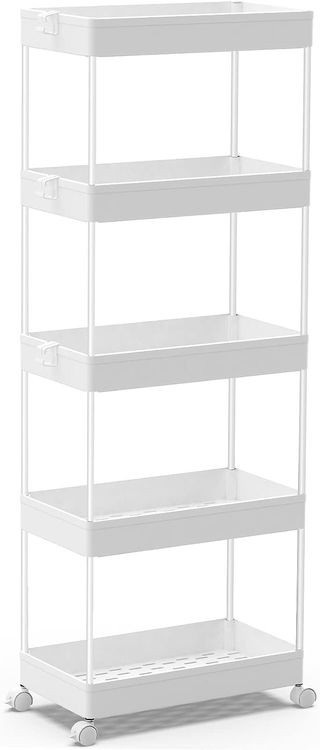 5-Etagen Rollwagen Mit Schubladen - Platzsparend Für Kleine Räume