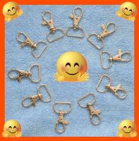 10 drehbare Karabiner für Schlüsselband