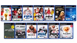 FIFA, NHL, NBA, Formula One – 13 PS2-Sportspiele